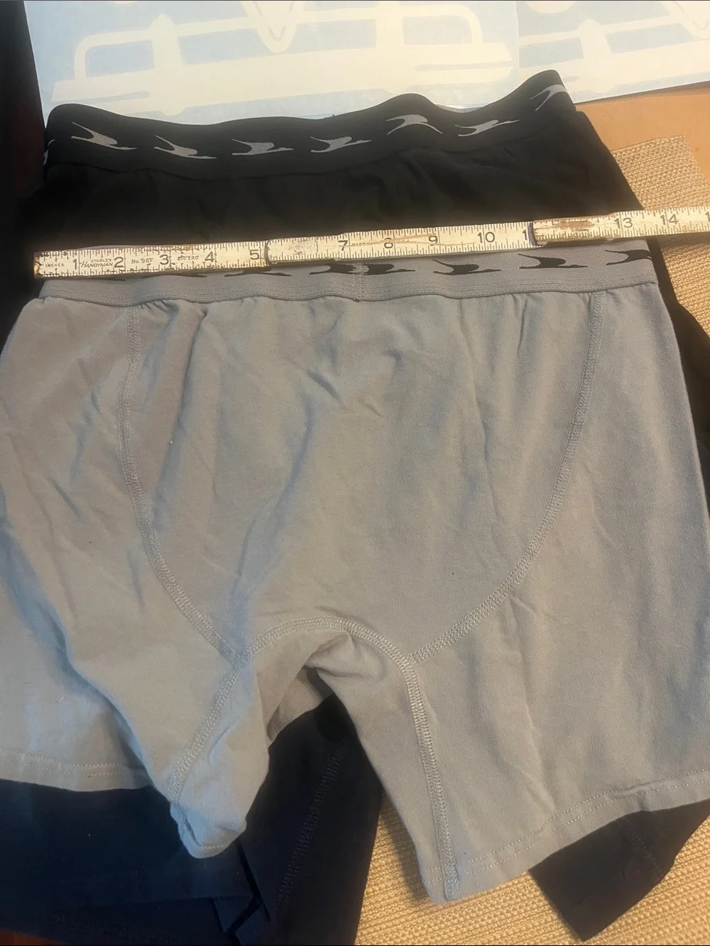 .8.   3 Crain Men's Performance Boxer Briefs mesh vented - Black, Navy, Gray
